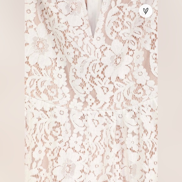 Lulus white lace dress NWT - Picture 3 of 4